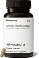 Momentous Ashwagandha Supplement - 300 mg NooGandha Ashwagandha Extract - Cognitive Performance, Alertness, & Focus Support - NSF Certified for Sport - Vegan - GMO- & Gluten-Free - 60 Servings Infinity Warehouse