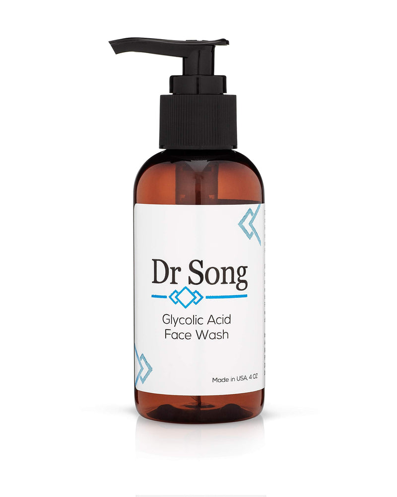 Korean Skin Care - Dr Song Glycolic Acid Face Wash - Exfoliating Face Wash with 10% Glycolic Acid, AHA for Anti Aging, Acne and Wrinkles Korean Beauty Dr Song