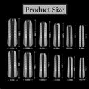 Beetles Poly Extension Gel Dual Nail Form - 120 Pcs Builder Gel Flat Stiletto Nail Molds Coffin False Nail Tips for Gel Manicure Nail Art Design Salon DIY at Home beetles Gel Polish