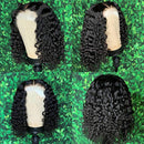 Lace Front Wigs Human Hair Short Bob Wigs 4x4 Lace Closure Wigs Human Hair Brazilian Curly Jaja Hair Deep Wave Bob Wigs for Black Women 150% Density Pre Plucked with Baby hair 16 Inch ORIGINAL QUEEN