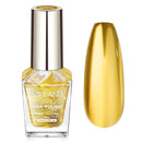 SAVILAND Metallic Gold Nail Polish: Quick Dry Mirror Golden Nail Polish Regular Chrome Fingernail Polish Easy To Use & Remove No Curing Needed Bulk Nail Lacquer for Toes Nail Art DIY Home 0.34 oz Infinity Warehouse