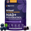 NAD+ Resveratrol Complex Gummies, 500mg of TMG, (45 Servings), Quercetin, Curcumin, Berberine & Antioxidants | Advanced Plant-Based Formula for Daily Cellular Balance & Longevity Nutrition Infinity Warehouse
