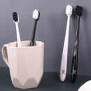 Extra Soft Toothbrush for Sensitive Gums and Teeth. Micro Nano Toothbrushes with 20,000 Ultra Soft Bamboo Charcoal Bristles. Excellent Cleaning Effect (2 Pack) (Black Wave Bristle) Wimolek