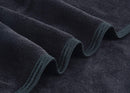 SUNLAND Microfiber Face Makeup Remover Cloths Reusable Facial Cleaning Towel Ultra Soft Washcloths 8inchx16inch，Black 6 Pack SUNLAND