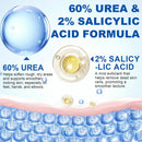 2Pack 60% Urea with 2% Salicylic Acid Urea Foot Care Stick, Foot Cream Moisturizer for Dry Cracked Feet, Knees, Elbows, Hands,Moisturizes and Hydrates the Dry Skin,Callus Remover & Skin Softener Infinity Warehouse