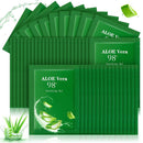 30 Pcs Travel Size Aloe Vera Gel 98% Organic After Sun Moisturizer for Face, Body, Soothing Hydrating Lotion Bulk for Travel, Summer Vacation, Sunburn Relief, Skin Care Gifts Infinity Warehouse