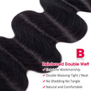 Hermosa Hair Body Wave Brazilian Hair Weave 3 Bundles Grade 9A Unprocessed Virgin human Hair Bundles 18 20 22inch Black Color Hermosa