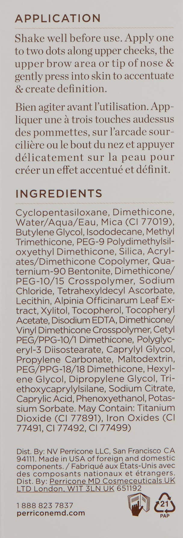 Perricone MD No Makeup Highlighter 0.3 oz Perricone MD