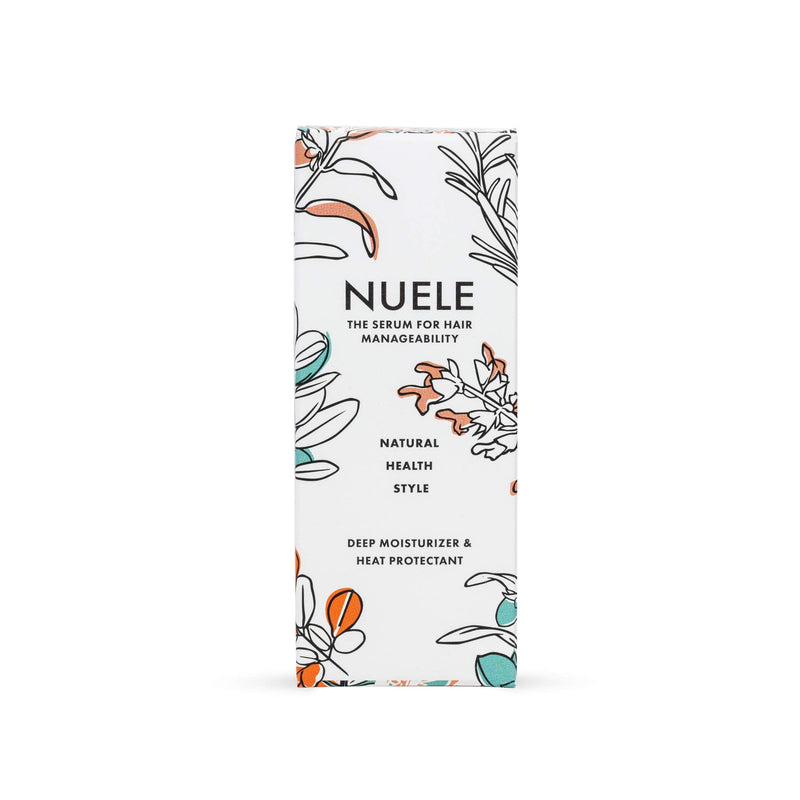 Nuele | Hair Serum | Clean Natural and Organic Heat Protectant | Perfect For Every Hair Type | Clean Beauty | 2 Fl Oz Nuele Hair