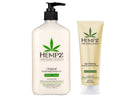 Hempz Original Herbal Body Moisturizer, 17 Fl Oz + Hempz Age Defying Renewing Herbal Body Wash, 8.5 Oz, 2 Pack Bundle – Shea Butter & Ginseng to Hydrate, Nourish & Tone Skin Hempz Store