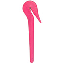 THE PONY PICK By Lolly - Hair Elastic Rubber Bands Cutter - Elastic Hair Band Remover - Pain Free - Easy Removal - 3 Pack of Pink Pony Picks & 50 Clear Elastics, Easy Grip Tools & Accessories The Pony Pick