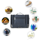 Hanging Toiletry Bag for Women & Men, OMYSTYLE Portable Travel Kit Bag, Waterproof Bathroom Toiletries Organizer with Hook for Makeup, Cosmetic, Shaving, Shampoo (Travel Size, Navy Plaid) OMYSTYLE Store