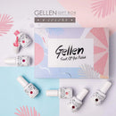 Gellen Gel Nail Polish Set - Glamour Reds Magenta Maroon Trend Nail Gel 6 Colors - Soak Off Gel Polish Nail Art Home Gel Manicure Kit Gellen