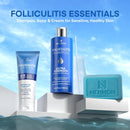 Hermon Folliculitis Shampoo for Itchy Scalp: Psoriasis, Dandruff & Seborrheic Dermatitis & Biotin – Soothes | Exfoliates | Reactivates Follicles 2 Packs Infinity Warehouse
