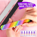 Manicure Nail File Kit-3Pcs Double Sided Nail File, Rectangular Nail Buffer, 4 Step Buffing Block, 3Pcs Cuticle Clipper & Pusher, and Nail Brush, Complete Nail Kit with Buffer for Salon Nail Art HNYYZL Store