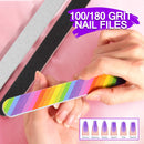 Manicure Nail File Kit-3Pcs Double Sided Nail File, Rectangular Nail Buffer, 4 Step Buffing Block, 3Pcs Cuticle Clipper & Pusher, and Nail Brush, Complete Nail Kit with Buffer for Salon Nail Art HNYYZL
