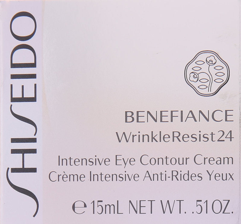 Shiseido Benefiance Wrinkle Resist24 Intensive Eye Contour Cream for Unisex, 0.51 Ounce Shiseido