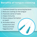 DrTung’s Tongue Cleaner, Stainless Steel Tongue Scraper Tongue Cleaner for Adults, Kids, Easy to Use Comfort Grip Handle drTung's