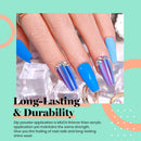 Beetles 20 Colors Mermaid Collection Nail Dip Powder with 4 Dip Liquids Essential Tools Purple Green Glitter Dipping Powder Nail Art Set,No LED Nail Lamp Needed beetles Gel Polish