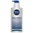 Nivea Men Breathable Body Lotion, Sweat Evaporates Faster, No Sticky Feel, Fresh Scent, Dry Skin, 13.5 Ounce Nivea Men Store