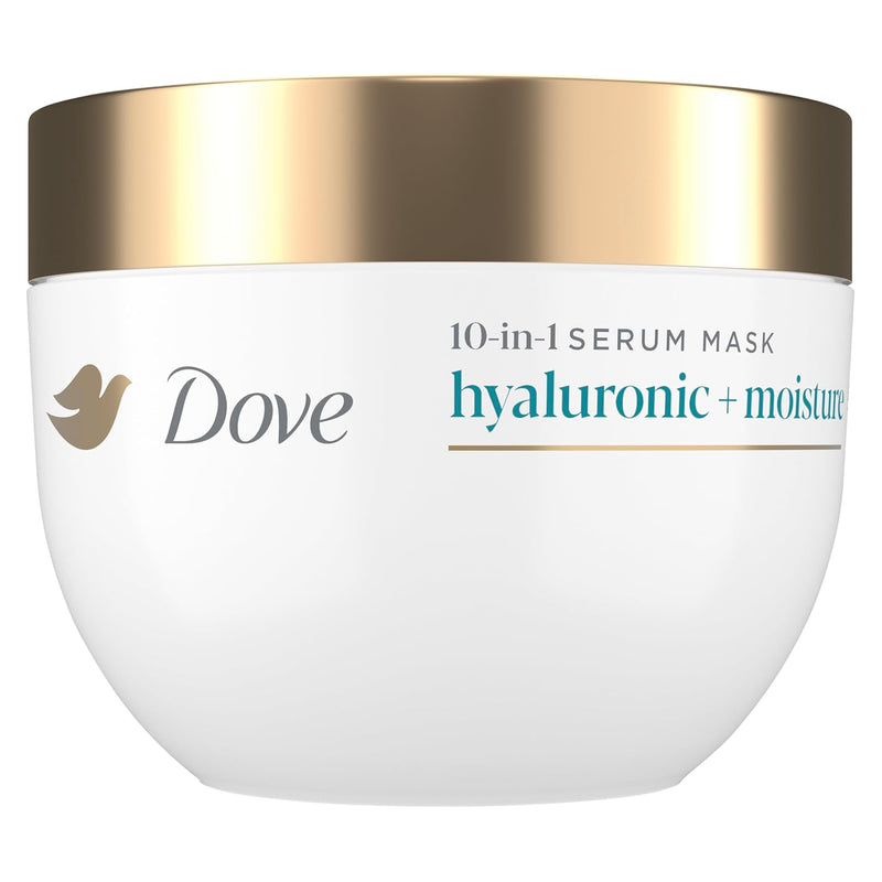 Dove 10-in-1 Hydrating Hair Mask Hyaluronic Moisture 9.2Fl Oz Infinity Warehouse