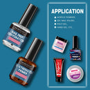 Morovan Nail Prep Dehydrator and Nail Primer X-strength, No Burn Non Acid Protein Bond Primer for Acrylic Powder and UV Gel Nail Polish Poly Gel Hard Gel 0.5oz Morovan