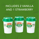 Central Perk Lip Balm - Set of 3 Flavored Chapsticks - Officially Licensed Friends TV Show Merchandise Paladone