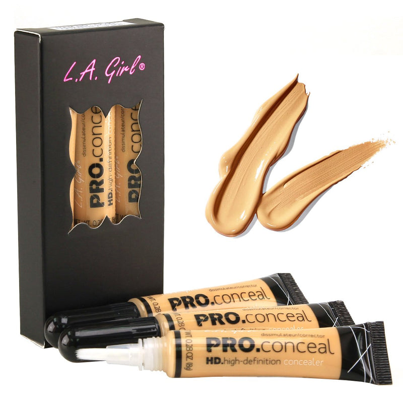 (CHOOSE YOUR COLOR) LA Girl HD Conceal High Definition Concealer 13 Color Choices (Yellow) LA Girl