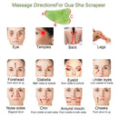 Jade & Ice Roller + Gua Sha Massager Tool Set for Face & Eyes by Charmlily, Puffiness, Reduce Wrinkle Aging, Migraine, Pain Relief on Neck & Body, Cold Facial Original Natural Stone - 3 in 1 CHARMLILY