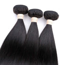 Alidiamond Brazilian Straight Human Hair Bundles with Closure (22 24 26+20 Inch) Free Part, 8A Unprocessed Natural Black Straight Virgin Hair Bundles with 4×4 Lace Closure. Alidiamond