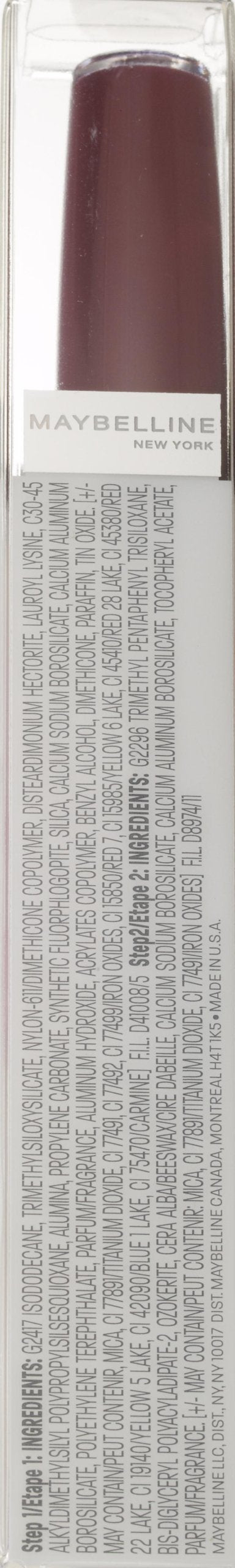 Maybelline New York Superstay 24 2-step Lipcolor, 065 Constantly Cabernet Maybelline New York