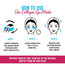 Ice Water EYES by ToGoSpa – Premium Anti-Aging Collagen Gel Pads for Puffiness, Dark Circles, and Wrinkles – Under Eye Rejuvenation for Men & Women - 1 Pack - 3 Pair ToGoSpa