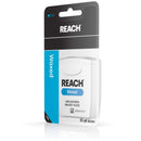 Reach Dentotape Waxed Dental Floss | Effective Plaque Removal, Extra Wide Cleaning Surface | Shred Resistance & Tension, Slides Smoothly & Easily | Unflavored, 55 Yards, 1 Pack Reach