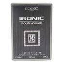 Dumont Ironic Classic (3.4 OZ) Eau De Parfum – Perfume Body Spray for Men, Boys, Him - Long Lasting Cologne with Pepper, Bergamo, Woody, Warm, Cedar, Floral, Masculine Scent Dumont