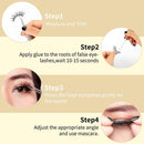DYSILK 5 Pairs 6D Mink Eyelashes 5 Styles Mixed Lashes Faux Natural Fluffy Cross False Eyelashes Wispy Long Extension Fake Eyelashes Thick Soft Eyelashes Reusable Pack No Glue |005-(15mm-18mm) DYSILK Store