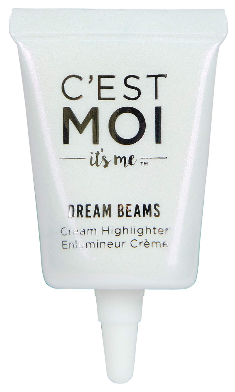C'est Moi Dream Beams Cream Highlighter | Gentle, Lightweight, Blendable Cream Highlighter Gives Skin a Dreamy Luminous Glow, Enriched with Shea Butter and Aloe Leaf | Moonstruck (Opal), 0.34 Fl Oz C'est Moi