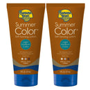 Banana Boat Summer Color Sunless Self Tanning Lotion, Reef Friendly, Light/Medium, 6oz. - Twin Pack Banana Boat