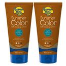Banana Boat Summer Color Sunless Self Tanning Lotion, Reef Friendly, Light/Medium, 6oz. - Twin Pack Banana Boat