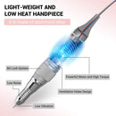 MelodySusie 30000 rpm Professional Nail Drill-Scarlet, High Speed, Low Heat, Low Noise, Low Vibration, Portable Electric Efile Drill with 10 PCS Rainbow Diamond Bits for Acrylics Gel Nails MelodySusie