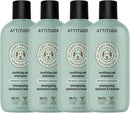 Attitude Natural 2 in 1 Nourishing Shampoo & Conditioner for Cat & Dog, Vegan and Cruelty-Free, Lavender & Argan Oil, 16 Fl Oz (Pack of 4) Infinity Warehouse
