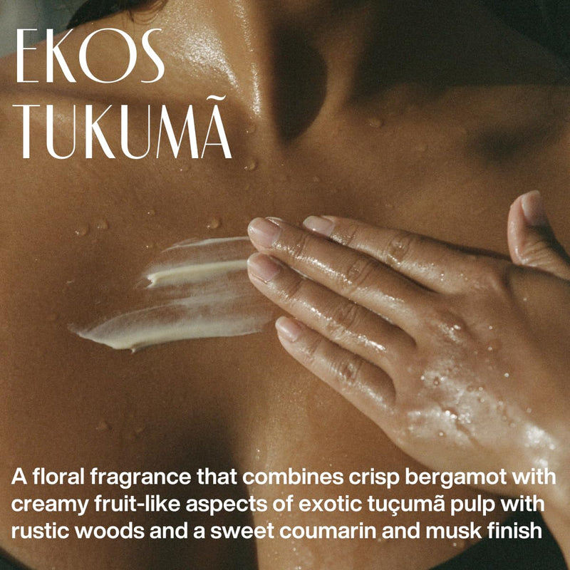 natura - Ekos Tukumã Collection Replenishing Gift Set (4 Products) - Body Lotion, Hand Cream, Shower Oil, and Shower Gel - Gift Box - Vegan Skin Care - Brazilian Beauty Secrets - Self Care & Body Care Infinity Warehouse