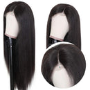 UNice Hair Bettyou Series 13x4 Straight Lace Front Human Hair Wigs, Brazilian Virgin Hair Lace Frontal Wig Pre Plucked with Baby hair Natural Color (14 inch) UNICE Store