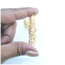 Masai Native Dreadlock Beads Cuffs Clips 3 Pc. Set 4cm (GOLD) Masai