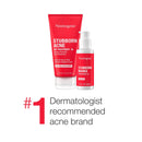 Neutrogena Stubborn Acne AM Face Treatment with 2.5% Micronized Benzoyl Peroxide Acne Medicine, Oil-Free Daily Facial Treatment to Reduce Size & Redness of Breakouts, Paraben-Free, 2 oz Neutrogena