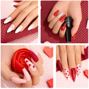 Beetles 6 Colors Dip Powder Nail Kit Starter, Candy Cane Dipping Powder Set Glitter Red Sparkle Colors Snow White Silver Nail Powder Valentine's Day Gifts kit with Base Top Coat Activator Brush Saver beetles Gel Polish