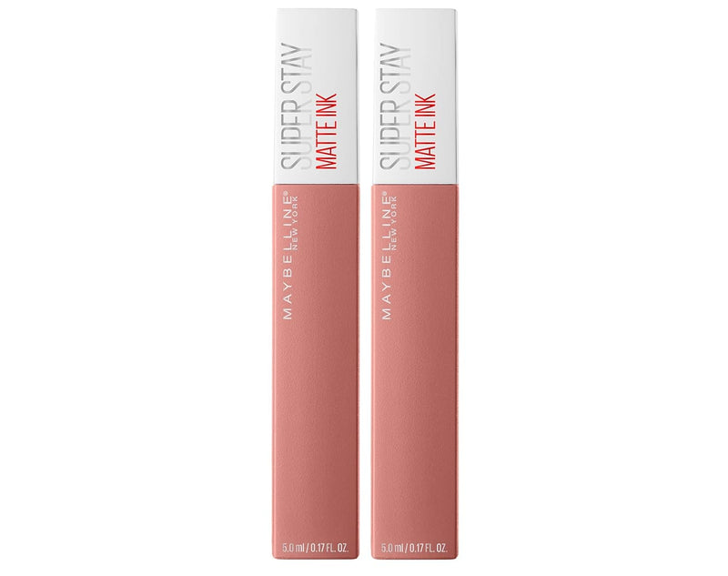 Maybelline Super Stay Matte Ink Liquid Lipstick Makeup, Long Lasting High Impact Color, Up to 16H Wear, Hustler, Red Brown, 1 Count, Packaging May Vary Infinity Warehouse