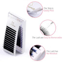 LANKIZ Eyelash Extension Kit with Mannequin Head Practice Exercise Set Training Lash Extension Supplies for Beginners Include Individual Lashes Glue Tweezers and Training Lashes LK LANKIZ Store