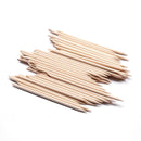 Borogo 600 Pcs Orange Wood Nail Sticks Double Sided Multi Functional Cuticle Pusher Remover Manicure Pedicure Tool for Manicure Pedicure Borogo