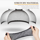 Wig Caps,MORGLES 6pcs Mesh Net Wig Caps Weaving Hair Net for Wig Close End Fishnet Wig Cap(Black) MORGLES