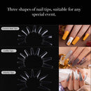 Beetles 3 Styles Acrylic Nail Tips - Artificial False Nails Clear Coffin Ballerina Stiletto Nail Tips for Acrylic Nail/Dip Powder Nails/Poly Nail Extension Gel Nail Art DIY Home, 488 Pcs beetles Gel Polish